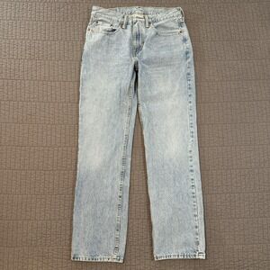 Levis 514 Jeans Men's 31x32 (30x31) Blue Light Wash Straight Leg Denim Y2K